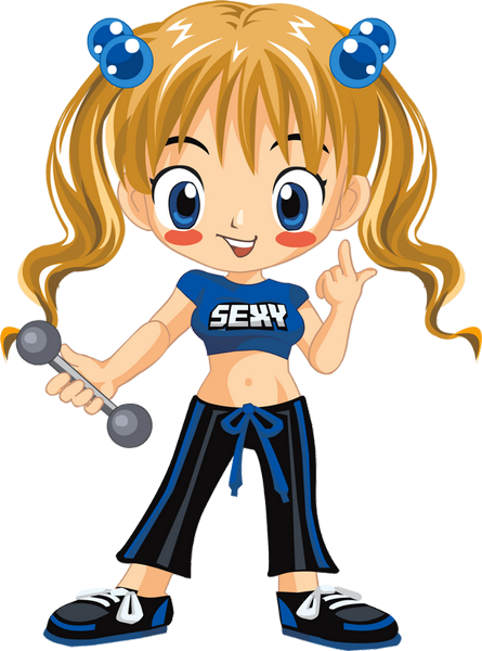 Little Girl Vector (445x600)