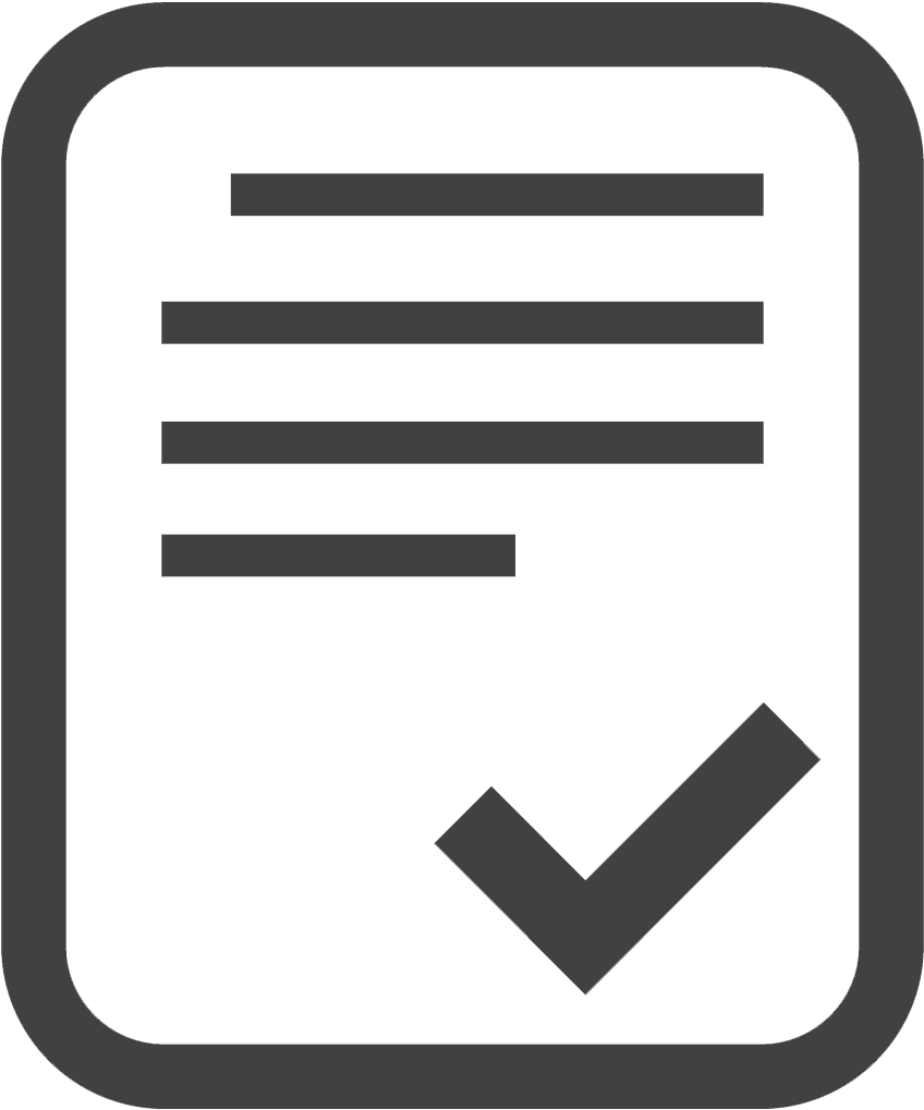 Paper With Checkmark - Paper With Check Mark (889x1075)