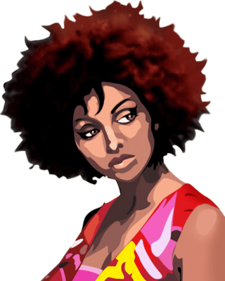Special Forces Fortnite Wiki - Afro Girl Cartoon Png (320x400)
