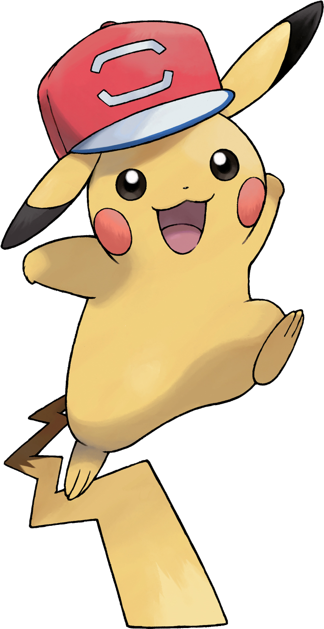 Banner Black And White Library Sticky Clipart Nuisance - Pikachu With Alola Hat (1280x1280)