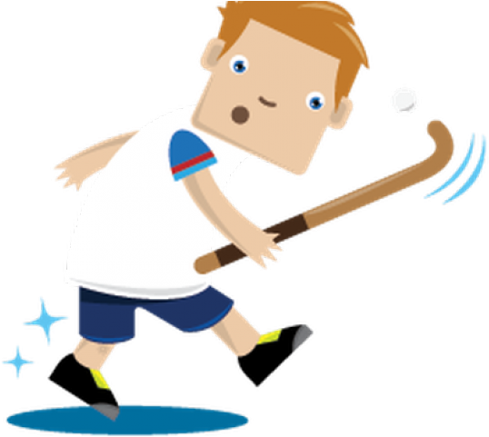 Field Hockey Player Cartoon (640x480)