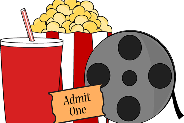 Movie Day - Movie Clipart (600x400)