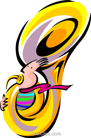 Euphonium Player Clipart Free Clipart Tuba - Euphonium Player Clipart Free Clipart Tuba (316x480)