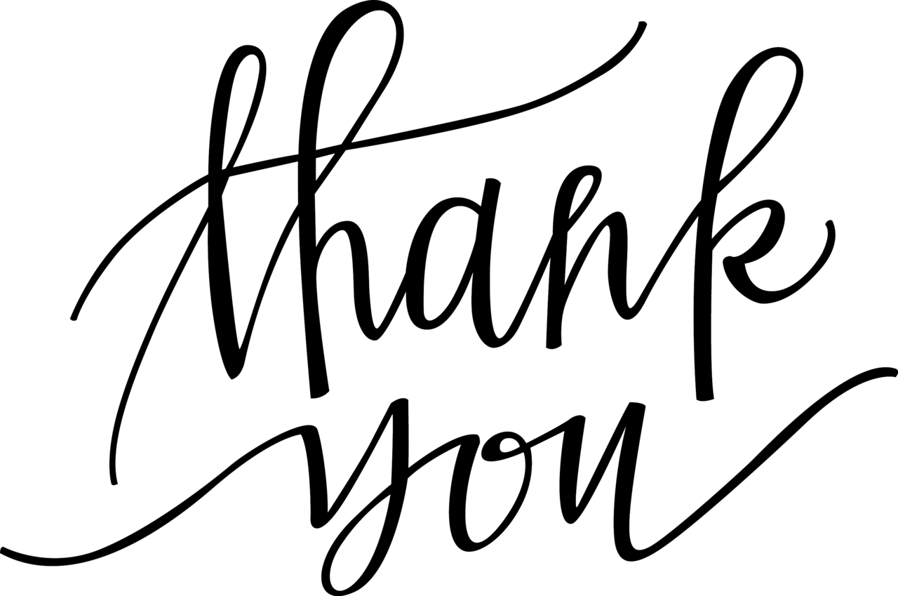 Thank You, To All Who Helped Make Omega Day Wonderful - Thank You Png Clear Background (1280x849)