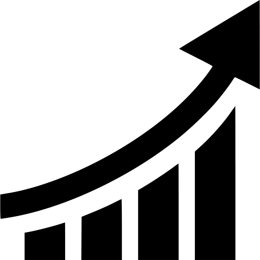 Free Png Download Graph Line With Arrow Png Images - Graph Line With Arrow (850x849)