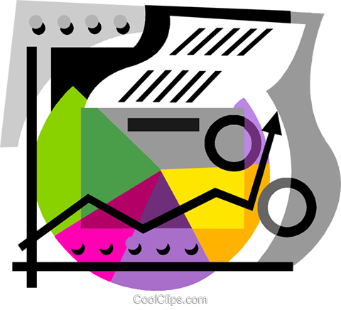 Business Chart Royalty Free Vector Clip Art Illustration - Business Chart Royalty Free Vector Clip Art Illustration (480x436)