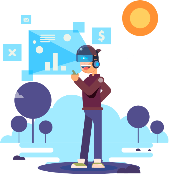 Augmented Reality Development Company With Expert Ar - Augmented Reality Clipart Png (800x592)