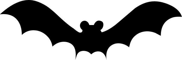 28 Collection Of Halloween Bat Pictures Clip Art - Bat Clip Art (692x230)