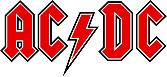 Ac/dc Logo - Ac Dc Logo Png (650x302)