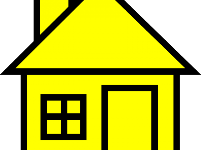 House Clipart Yellow - House Free Clipart Transparent (640x480)