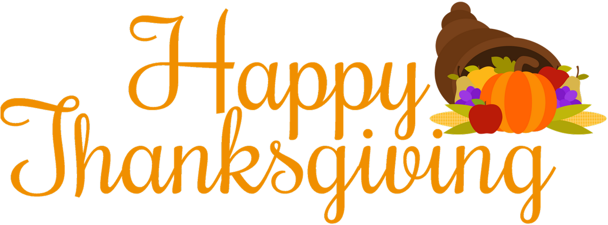 All Beacon Locations Will Be Closed On Thursday, November - Happy Thanksgiving Png (1200x490)