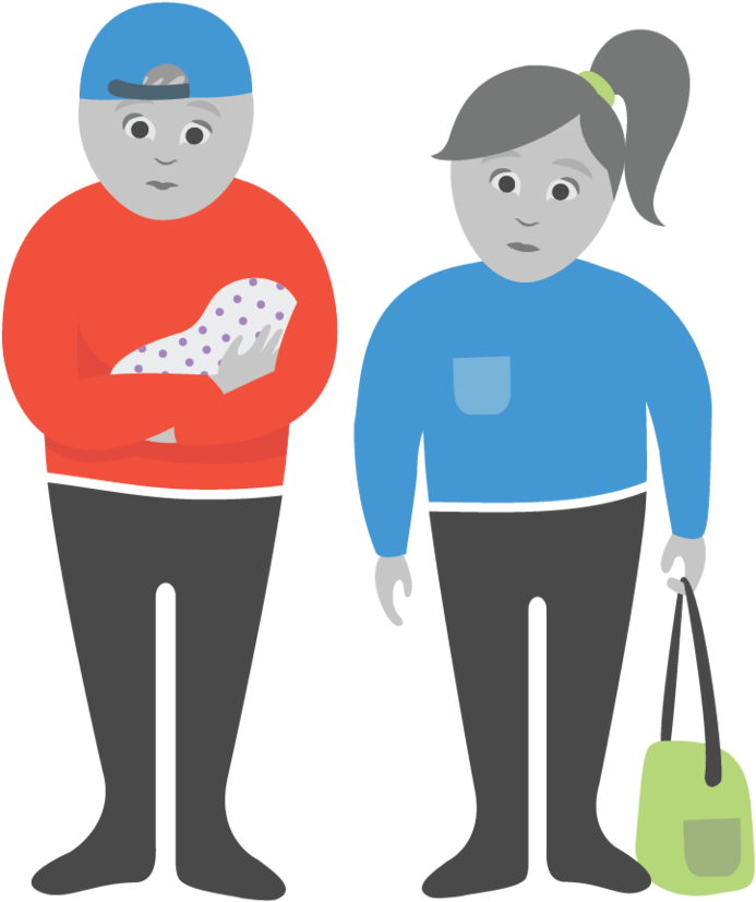 Homeless Clipart Hungry Person - Cartoon (1000x841)