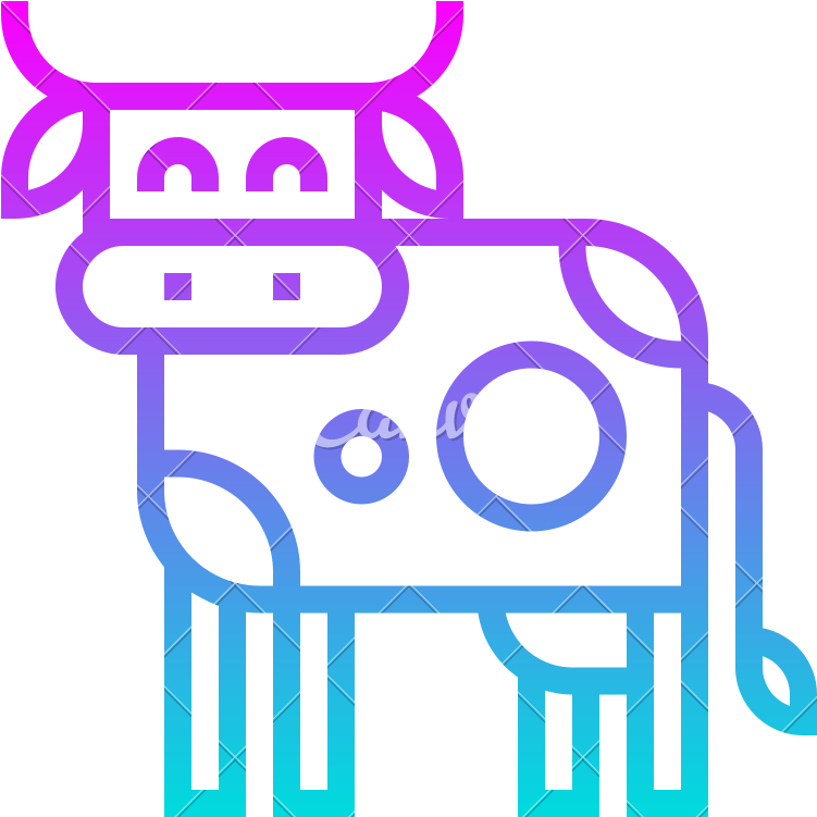 Cow Animal Mammal Icon - Cow Animal Mammal Icon (800x800)