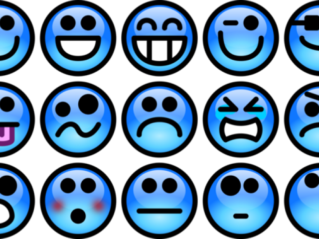 Face Clipart Emotion - Different Faces Or Emotions Clipart (640x480)