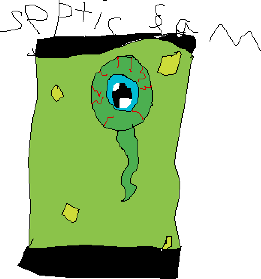 Septic Sam - Cartoon (1200x1200)