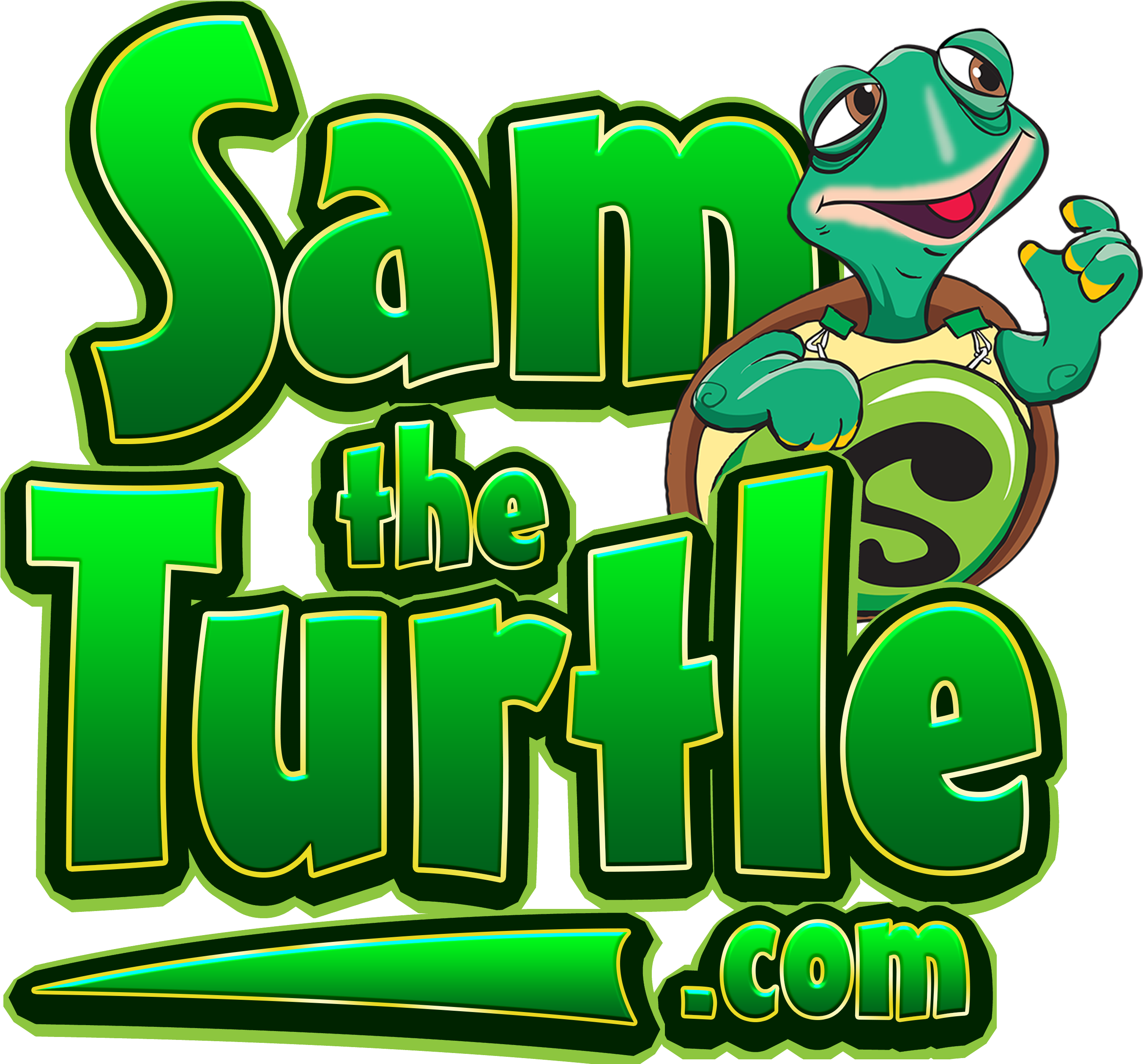 Sam The Turtle - Graphic Design (3300x2737)