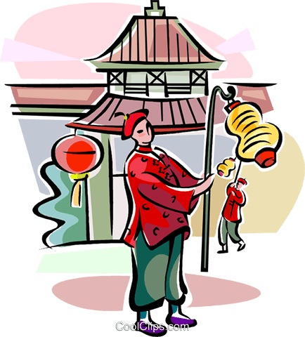 Chinese New Year Royalty Free Vector Clip Art Illustration - Cartoon (434x480)