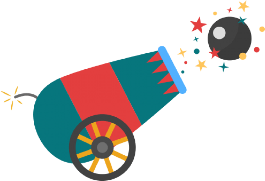 Cartoon Circus Cannon - Circus Cannon Png (850x820)