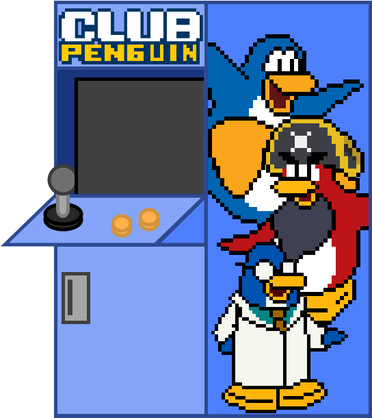 The Retro Arcade Machine Game By Domobfdi - Cartoon (552x626)