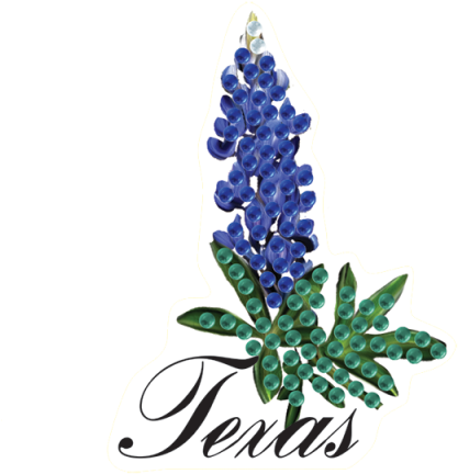 Bluebonnet Flower Alpen Bling - Blue Bonnet Png (480x480)