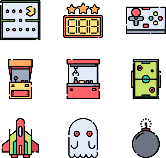 Arcade Center - Iconos Para Infografias Png (600x564)