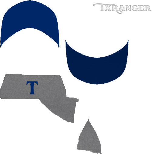 Texas Rangers Baseball Club - Crescent (512x512)