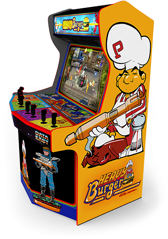 Blast, Dodge, And Charge Your Way Through An Array - Johnny Turbo's Arcade Heavy Burger (360x490)