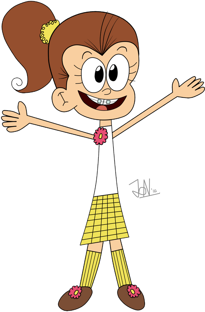 Laughing Out Loud - Luan Loud Smiles (718x1114)