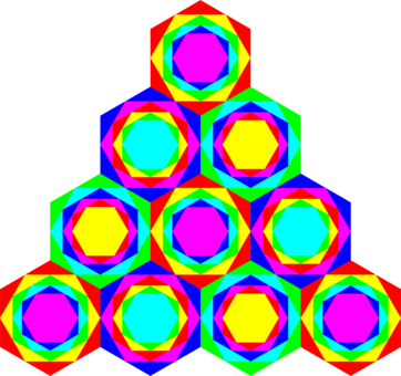 Triangle Hexagon Point Computer Icons - Circle (362x340)