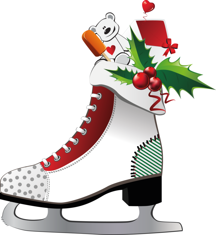 Figure Skates Clip Art - Кататься На Коньках Клипарт Пнг.