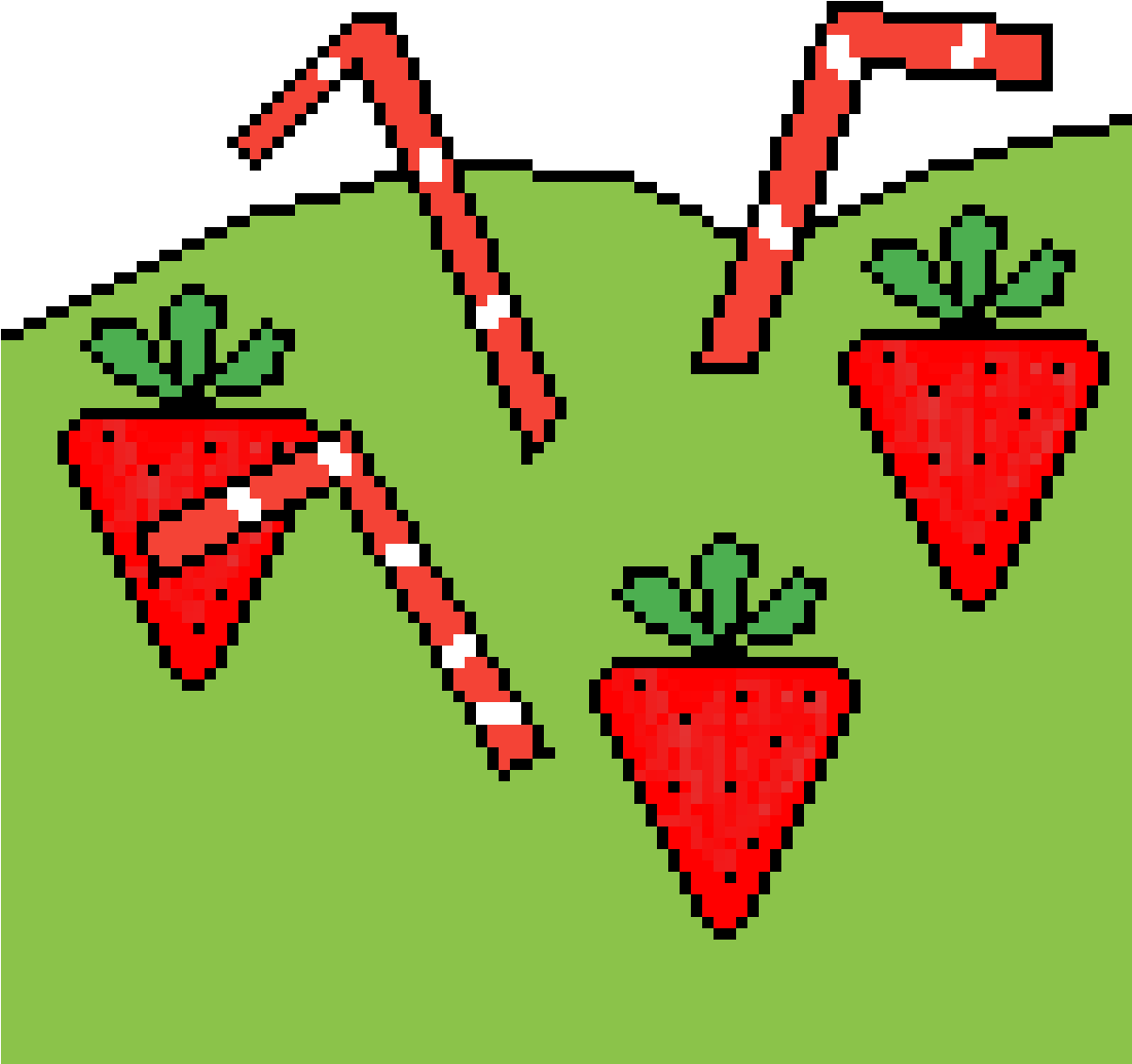 Straw Berries - Strawberry (1200x1200)