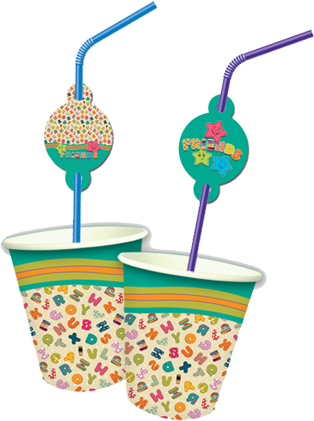 Party Product - Drinking Straws - Friends - Party Product - Drinking Straws - Friends (842x618)