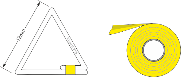 Sellotape The Overlap To The Base Of The Art Straw - Bridge Art Straw (600x258)