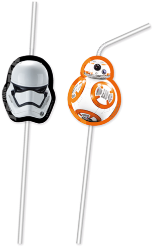 Star Wars The Force Awakens Drinking Straws - Star Wars Paille (327x500)