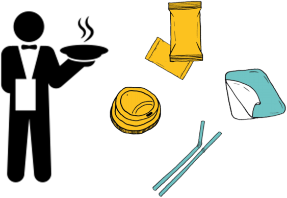 While Conducting Interviews And Observations, A Recurring - Imagen De Mesero Png (674x412)