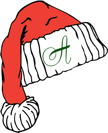 Custom Christmas Monogram Santa - Custom Christmas Monogram Santa (700x668)