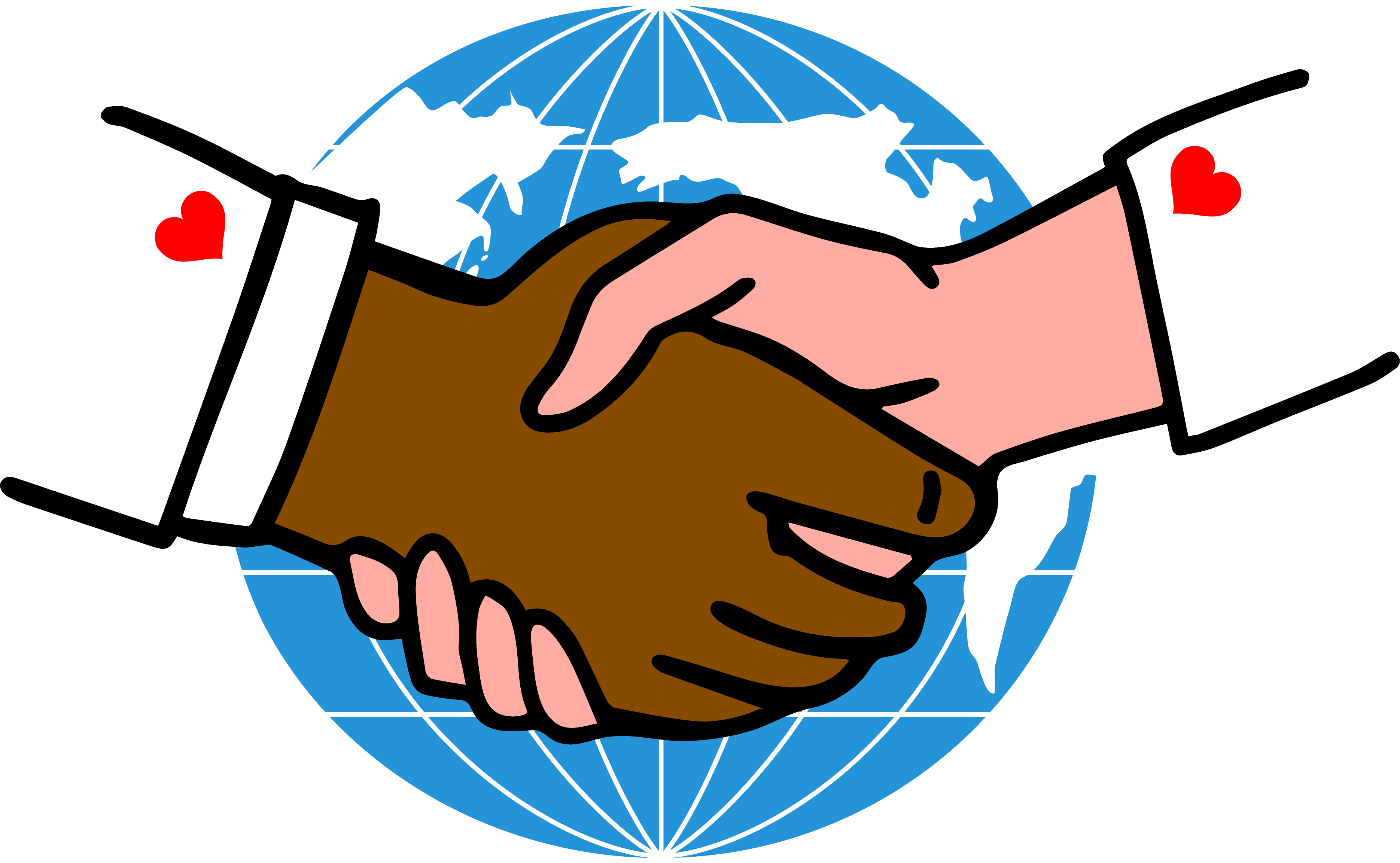 Hand Shake For Newsletter - Handshake Animation (3740x2306)