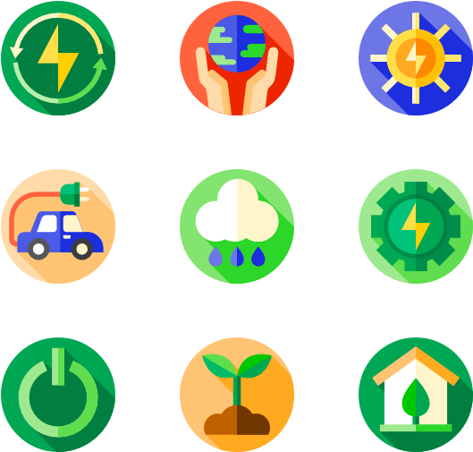 Sustainable Energy - Easy To Learn Icon (600x564)
