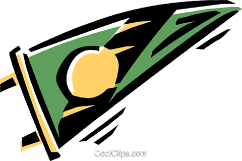 Windsocks Royalty Free Vector Clip Art Illustration - Emblem (480x319)