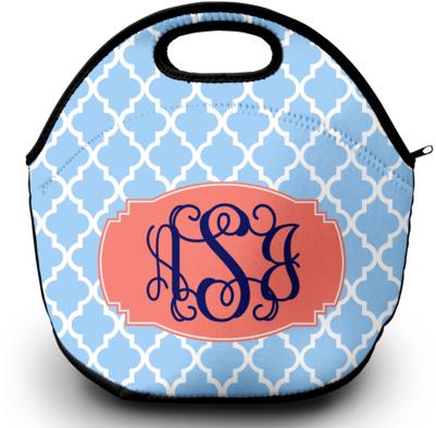 Lunch Tote, Personalized Monogrammed Lunch Box - Dish Dry Mat (400x400)