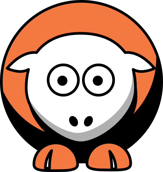 Sheep Philadelphia Flyers Team Colors Clip Art At Clker - College Football (564x594)
