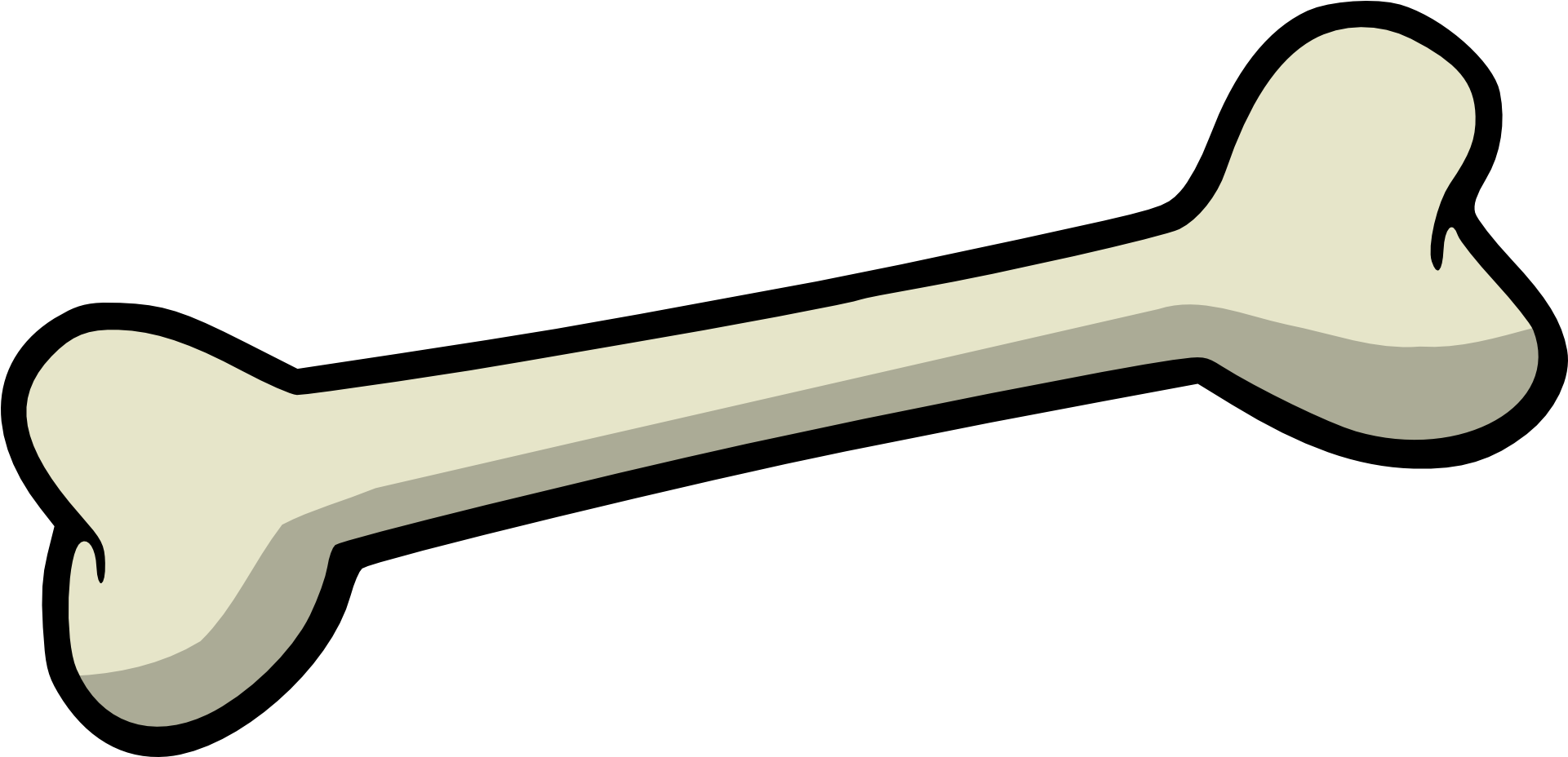 Training Your Dog Is A Fantastic Way To Not Only Teach - Bone Clip Art (1920x960)