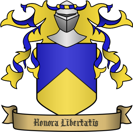 Wappen Vom Yellowstone-land - D&d Waterdeep Noble Crest (432x446)