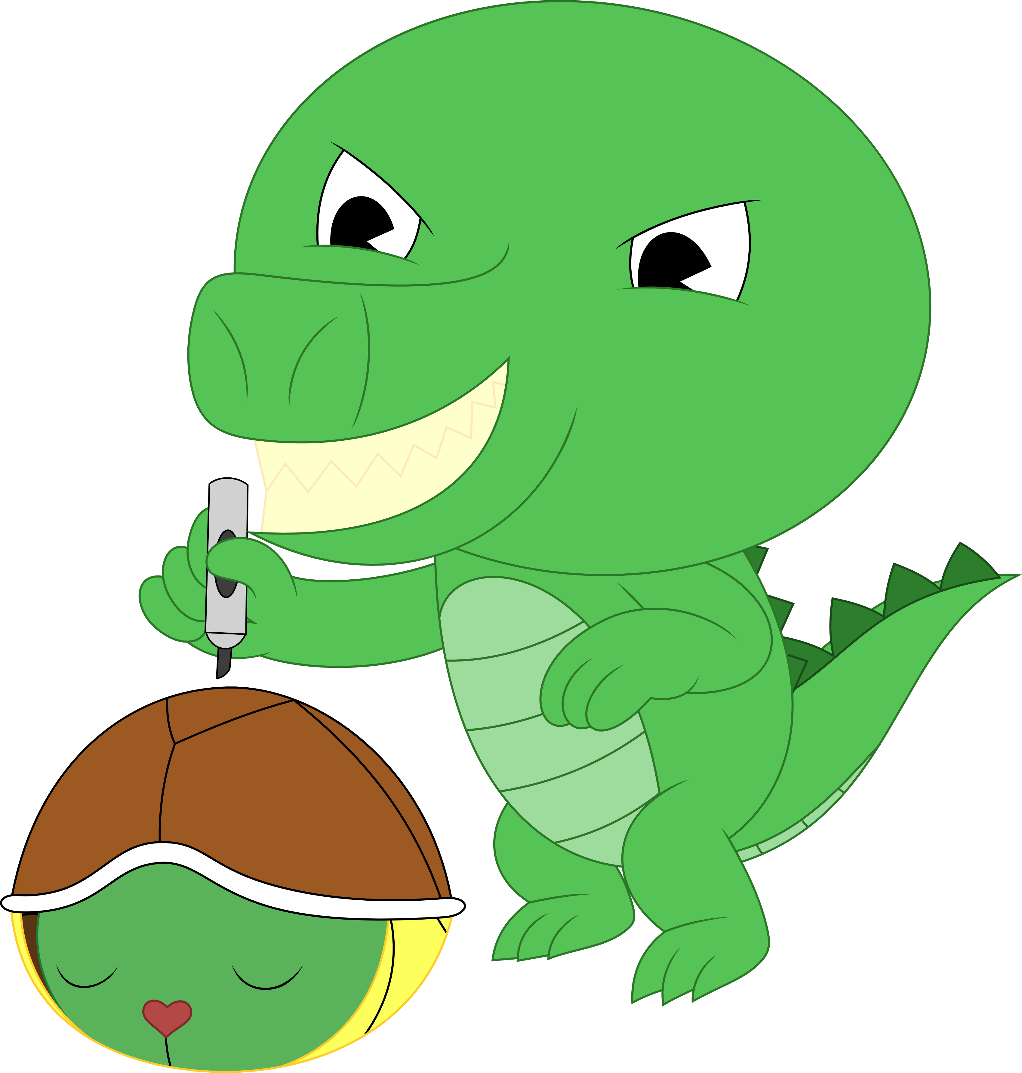 Crocodile Clipart Animal Crawl - Cartoon (3398x3567)