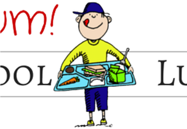 Cafeteria Clipart Lunch Choice - Black And White School Lunch Clipart (640x480)