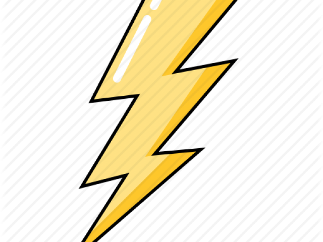 Lightening Clipart Flash - Flash Lightning Bolt Png (640x480)