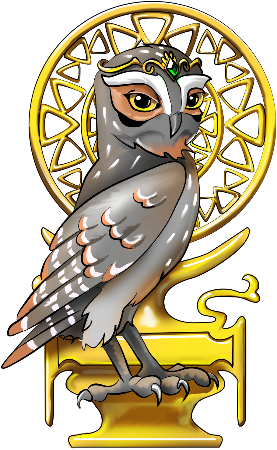 Mucha Owl 3 By Swashbookler Mucha Owl 3 By Swashbookler - Illustration (1024x1587)