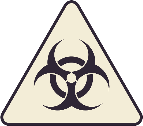 Bio Hazard Icon - Zombie Biohazard Symbol (550x550)