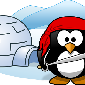 Cartoon Penguin Igloo (365x365)