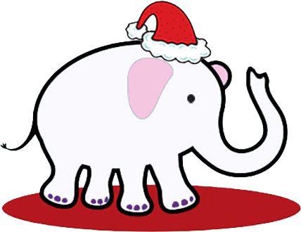 White Elephant Gift Exchange Restaurant Tbd Partints - White Elephant Gift Clipart (428x330)